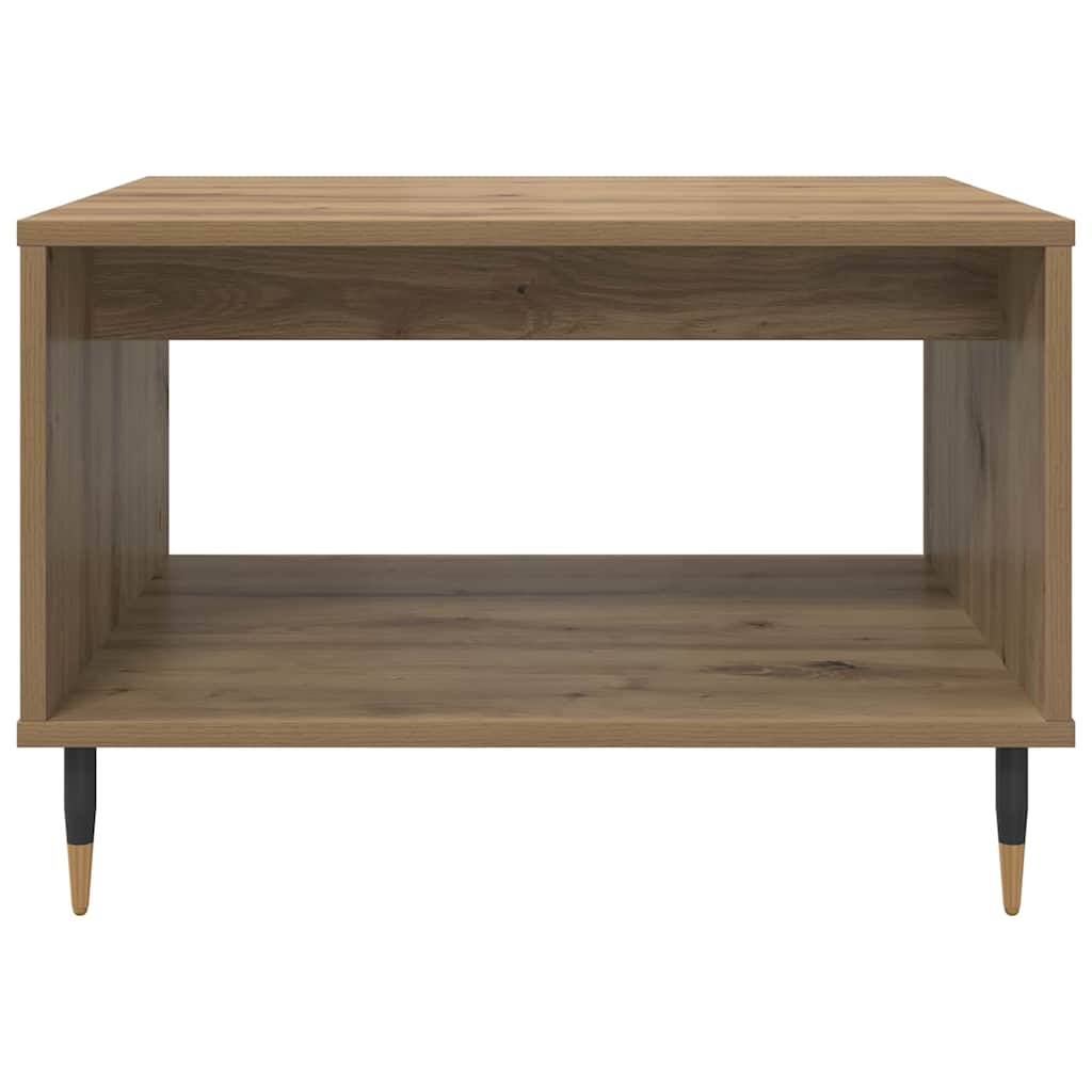 Mesa de Café Roble artisan 60 x 50 x 40 cm Madera contrachapada