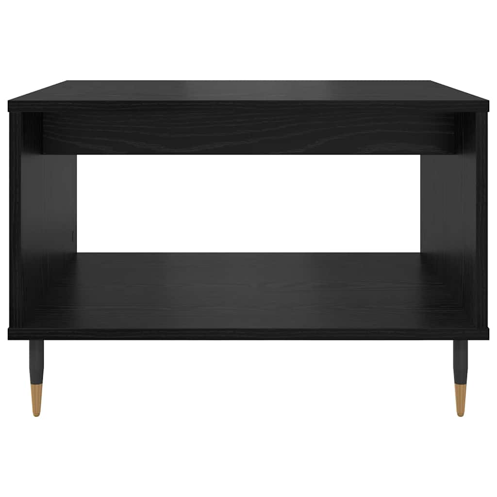 Mesa de Café Roble negro 60 x 50 x 40 cm Madera contrachapada