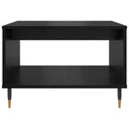 Mesa de Café Roble negro 60 x 50 x 40 cm Madera contrachapada
