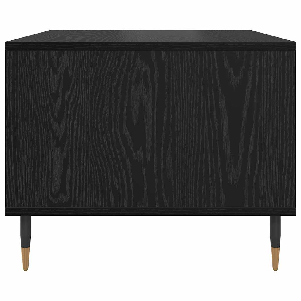 Mesa de Café Roble negro 60 x 50 x 40 cm Madera contrachapada
