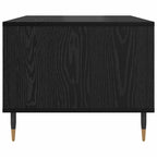Mesa de Café Roble negro 60 x 50 x 40 cm Madera contrachapada