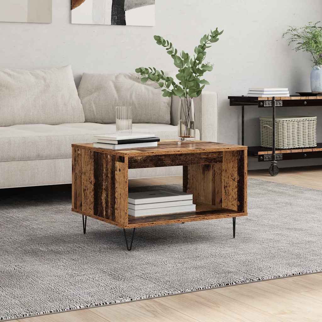 Mesa de Café Madera vieja 60 x 50 x 40 cm Madera contrachapada
