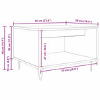 Mesa de Café Madera vieja 60 x 50 x 40 cm Madera contrachapada