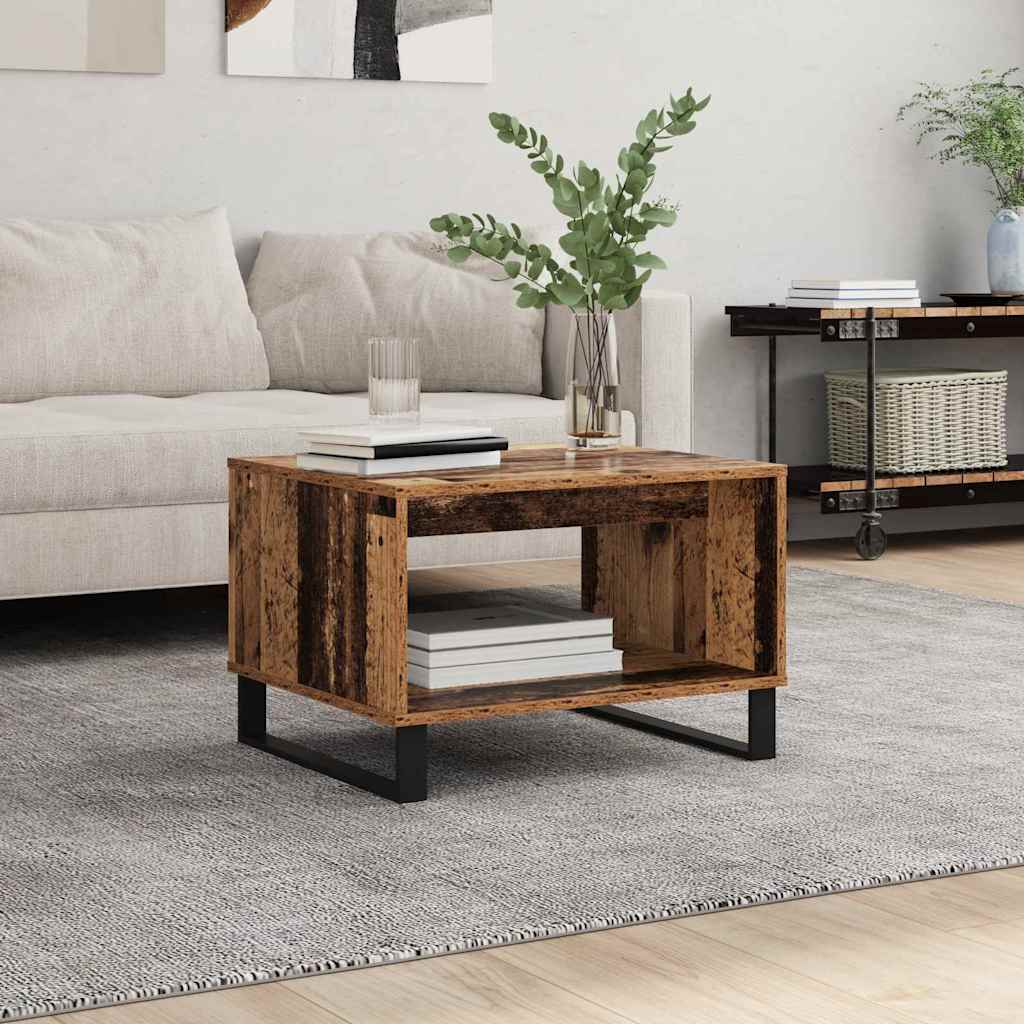 Mesa de Café Madera vieja 60 x 50 x 40 cm Madera contrachapada