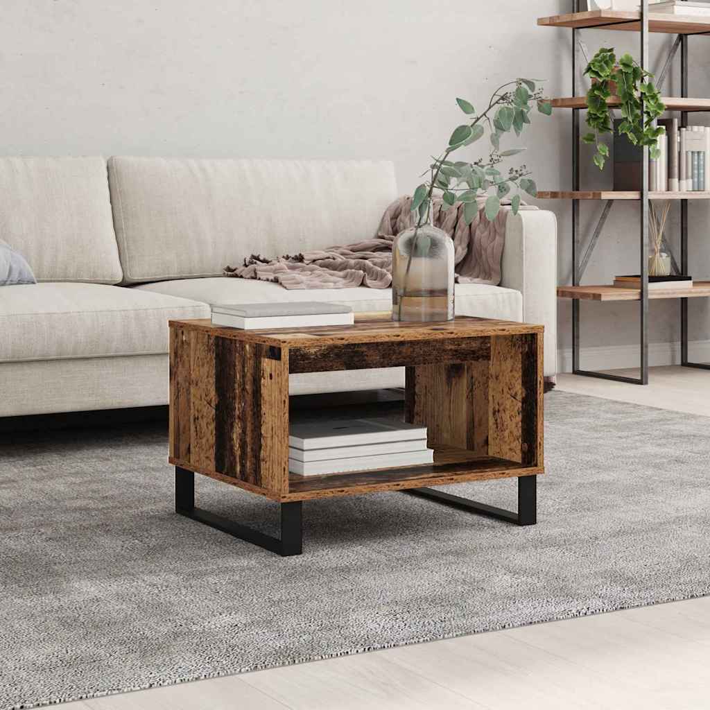 Mesa de Café Madera vieja 60 x 50 x 40 cm Madera contrachapada