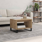 Mesa de Café Roble artisan 60 x 50 x 40 cm Madera contrachapada