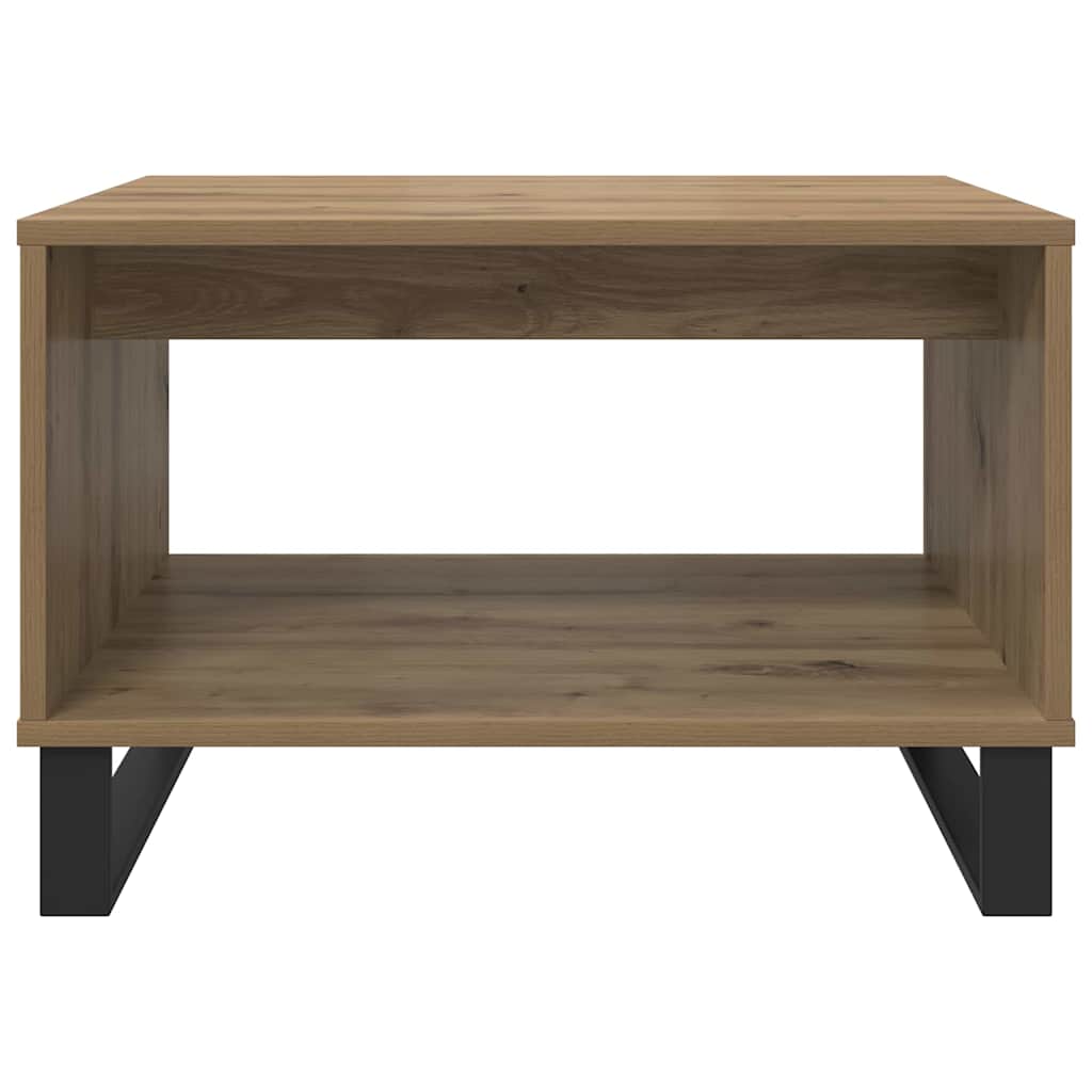 Mesa de Café Roble artisan 60 x 50 x 40 cm Madera contrachapada