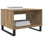 Mesa de Café Roble artisan 60 x 50 x 40 cm Madera contrachapada