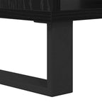 Mesa de Café Roble negro 60 x 50 x 40 cm Madera contrachapada