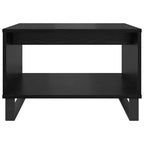 Mesa de Café Roble negro 60 x 50 x 40 cm Madera contrachapada