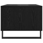 Mesa de Café Roble negro 60 x 50 x 40 cm Madera contrachapada