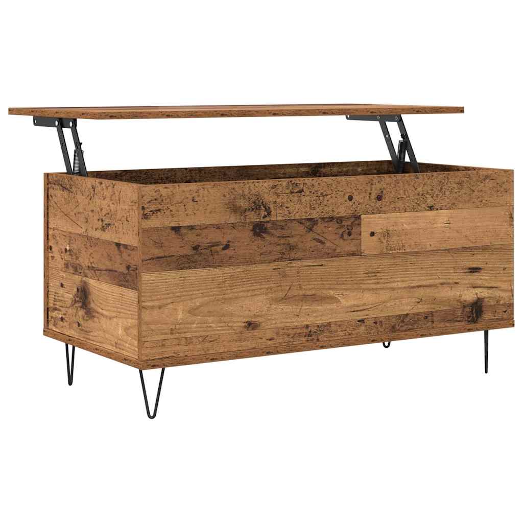 Mesa de Café Madera vieja 90 x 44.5 x 45 cm