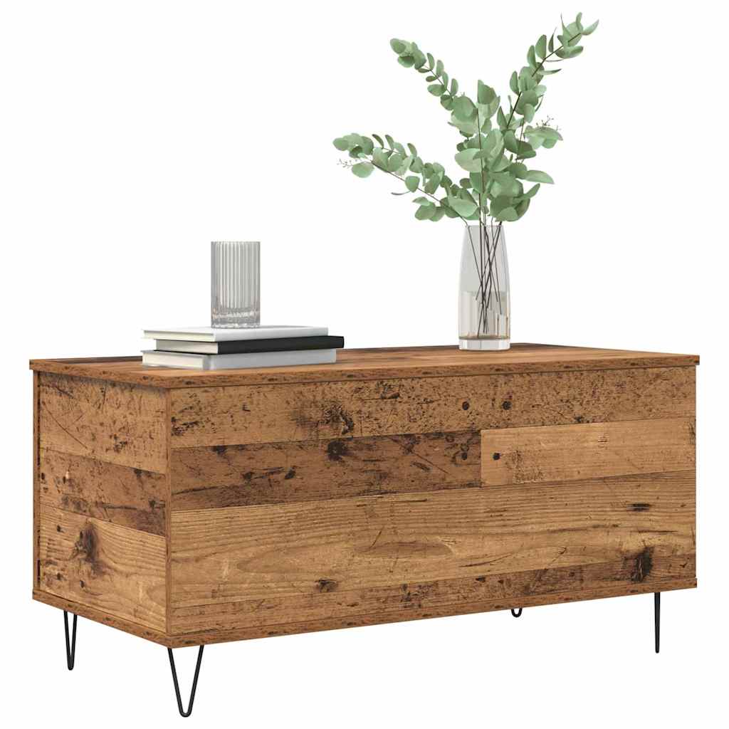 Mesa de Café Madera vieja 90 x 44.5 x 45 cm