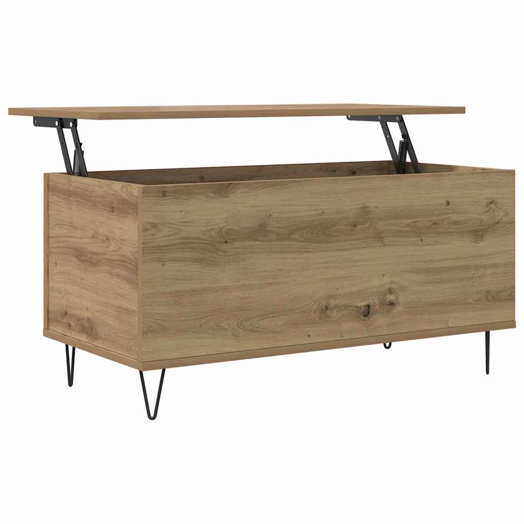 Mesa de Café Roble artisan 90 x 44.5 x 45 cm