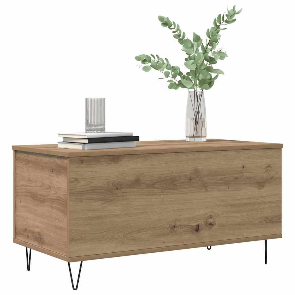 Mesa de Café Roble artisan 90 x 44.5 x 45 cm