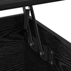Mesa de Café Roble negro 90 x 44.5 x 45 cm Madera contrachapada
