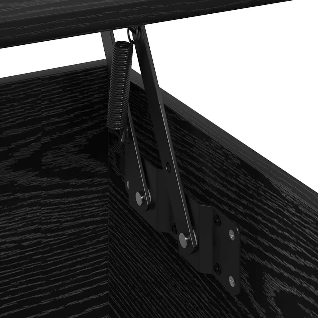 Mesa de Café Roble negro 90 x 44.5 x 45 cm Madera contrachapada