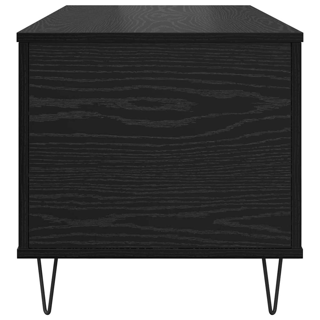 Mesa de Café Roble negro 90 x 44.5 x 45 cm Madera contrachapada
