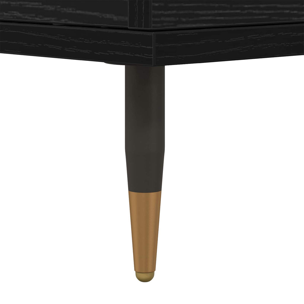 Alacena Negro 60 x 36 x 110 cm Madera contrachapada