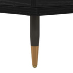 Alacena Negro 60 x 36 x 110 cm Madera contrachapada