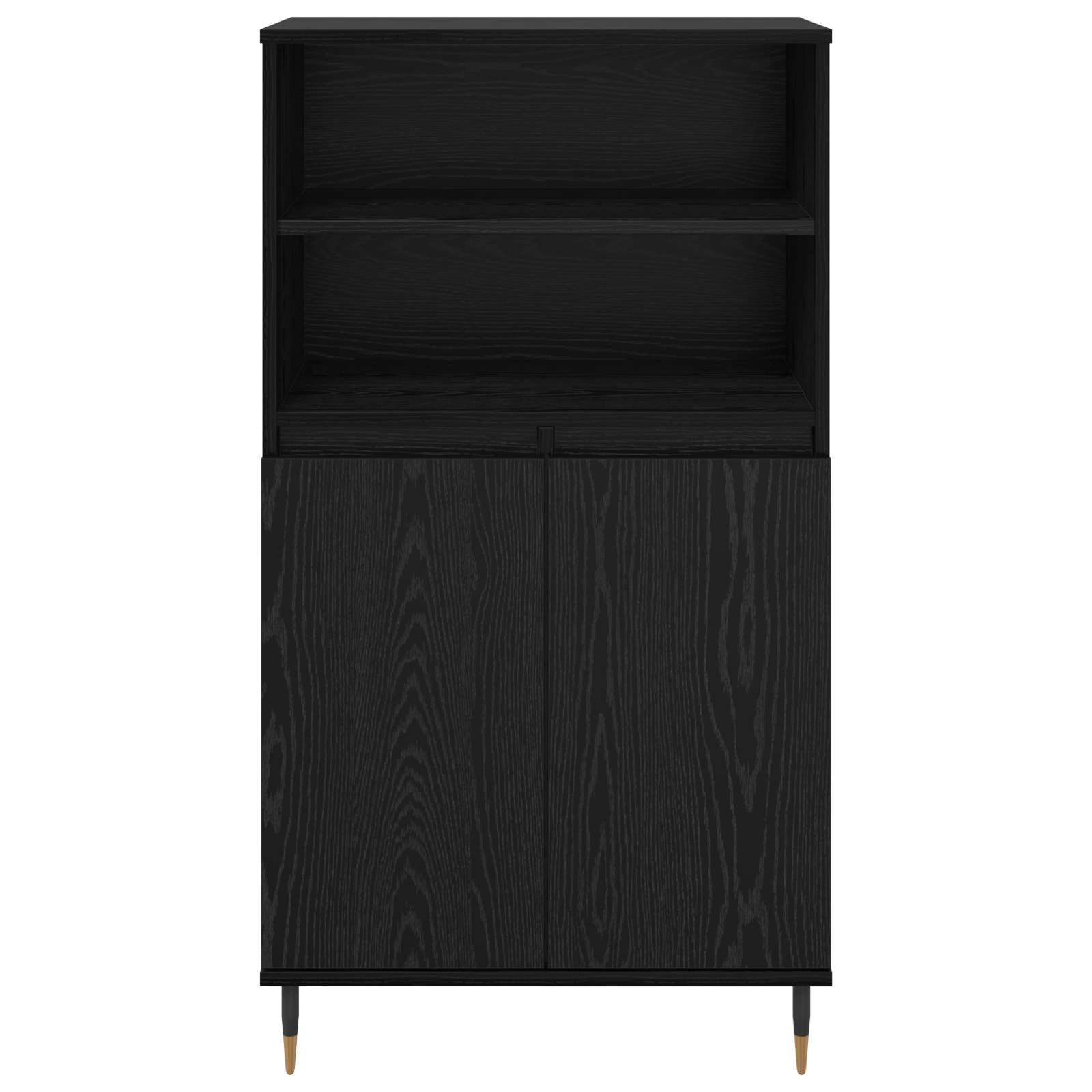 Alacena Negro 60 x 36 x 110 cm Madera contrachapada