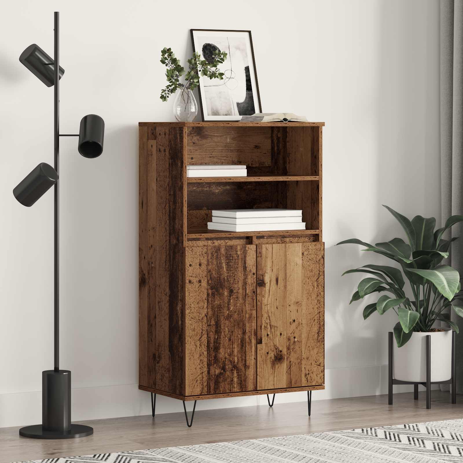 Alacena Marrón 60 x 36 x 110 cm Madera contrachapada