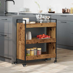Carro de Cocina Madera vieja 70 x 30 x 82 cm