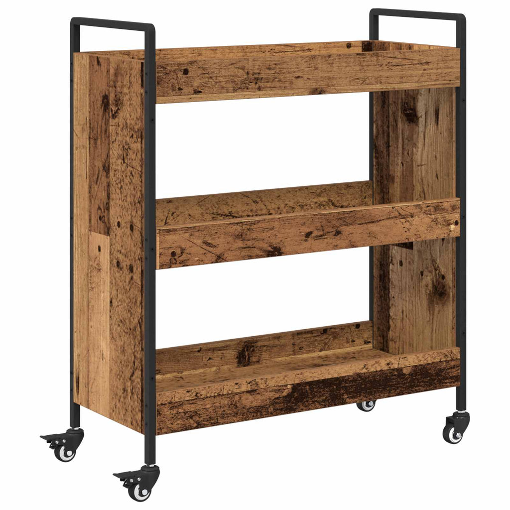 Carro de Cocina Madera vieja 70 x 30 x 82 cm