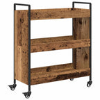 Carro de Cocina Madera vieja 70 x 30 x 82 cm