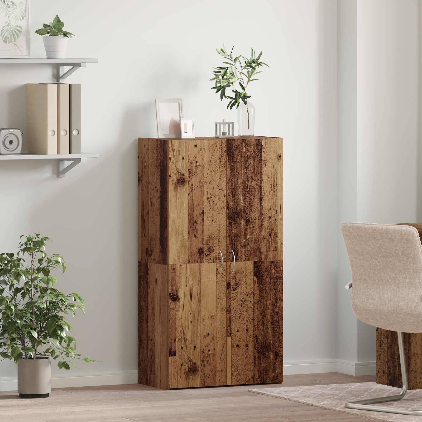 Armario de Oficina con estante Madera vieja 70 x 32 x 77.5 cm