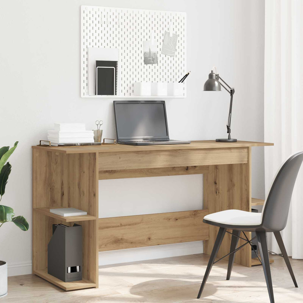 Escritorio Roble artisan 140 x 50 x 75 cm Madera contrachapada