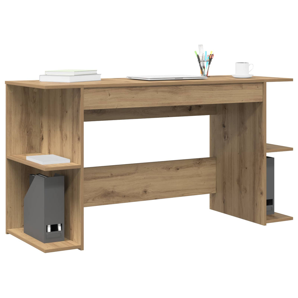 Escritorio Roble artisan 140 x 50 x 75 cm Madera contrachapada