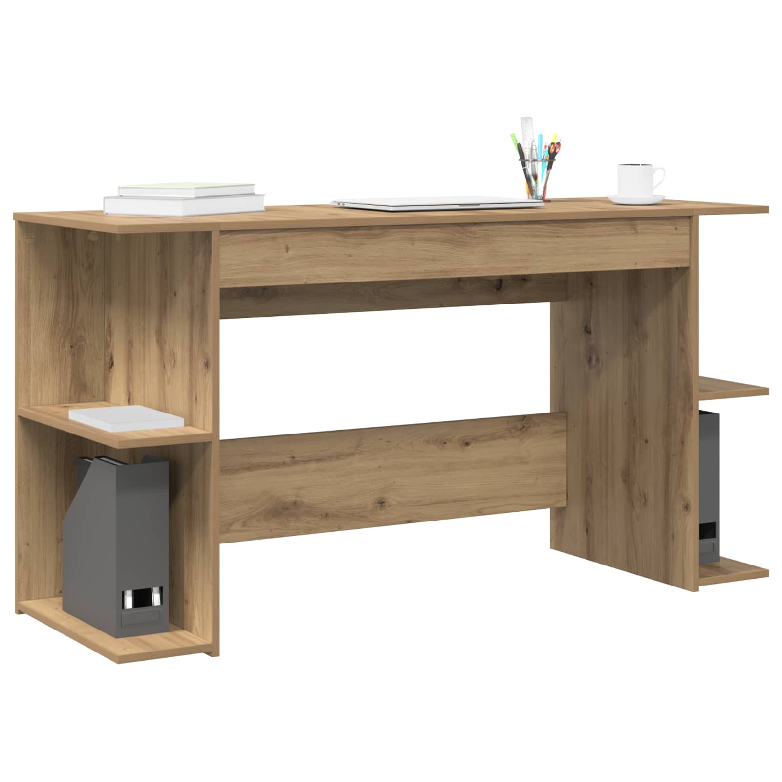 Escritorio Roble artisan 140 x 50 x 75 cm Madera contrachapada