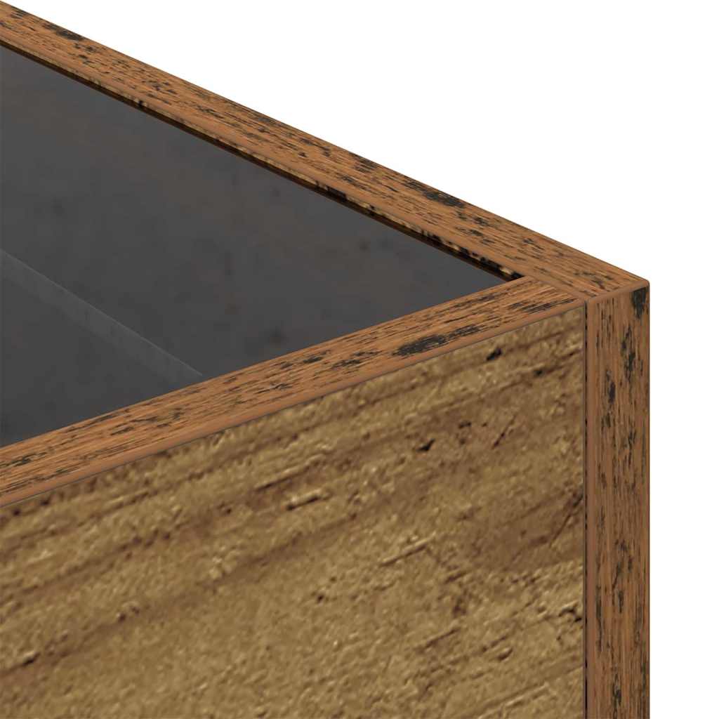 Mesa de Café Madera vieja 40 x 40 x 30 cm Madera contrachapada