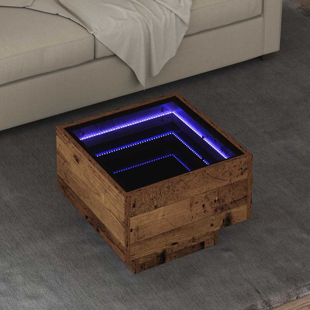 Mesa de Café Madera vieja 40 x 40 x 30 cm Madera contrachapada
