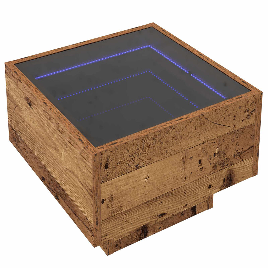 Mesa de Café Madera vieja 40 x 40 x 30 cm Madera contrachapada
