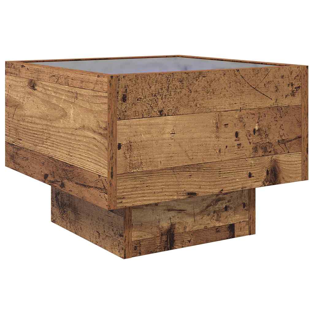 Mesa de Café Madera vieja 40 x 40 x 30 cm Madera contrachapada