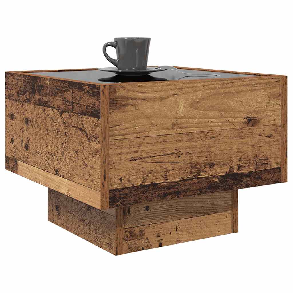 Mesa de Café Madera vieja 40 x 40 x 30 cm Madera contrachapada