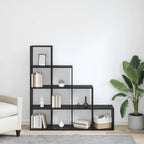 Librería Separadora de Ambientes Roble Negro