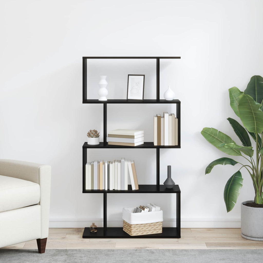 Librería Roble Negro 70 x 24 x 129 cm Madera de ingeniería