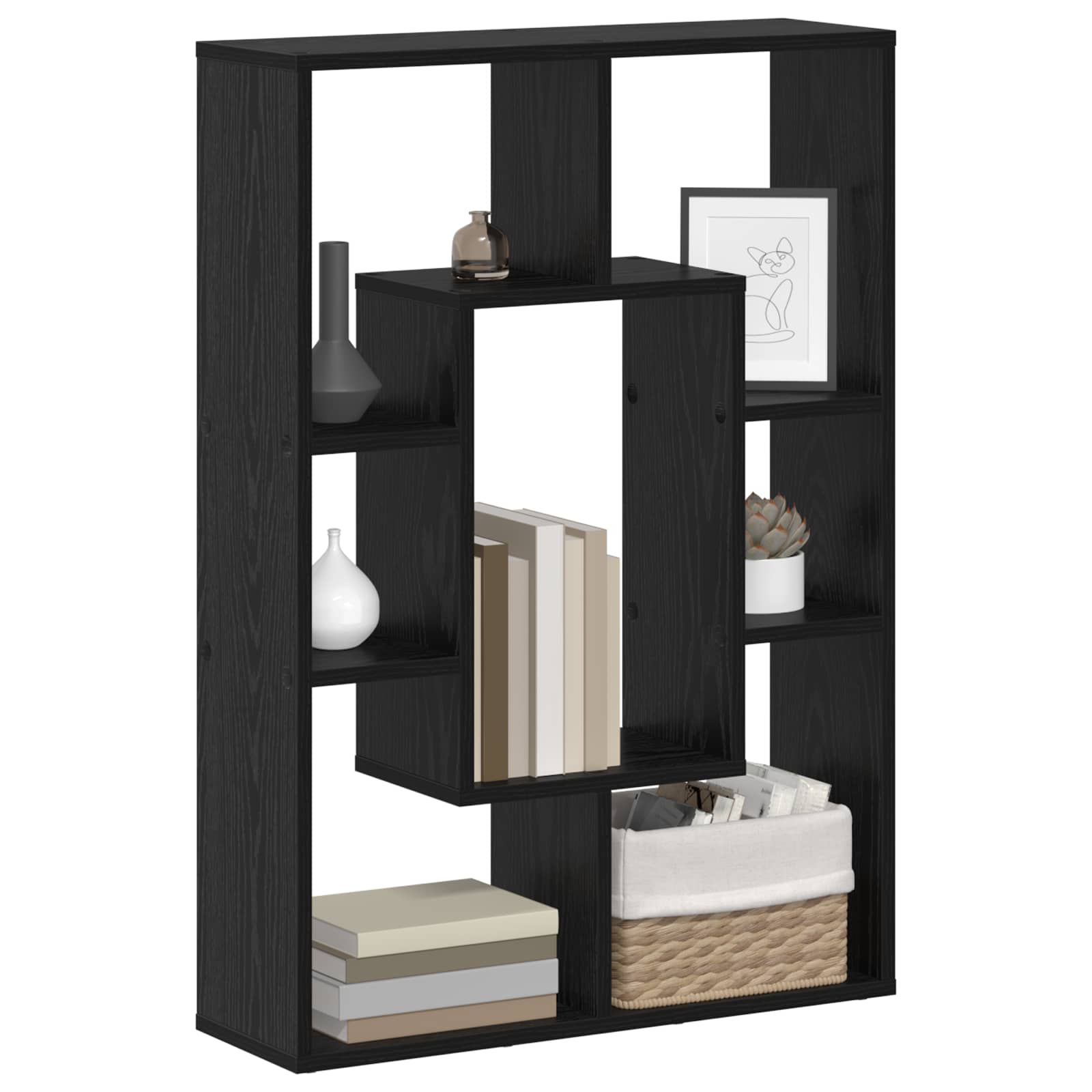 Librería Roble Negro 63 x 20 x 90 cm Madera de ingeniería