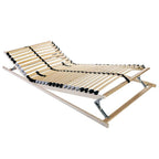 Somier de lamas Manual Marrón 70 x 190 cm Madera de Haya Sólida