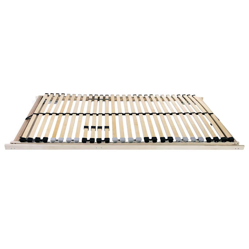 Somier de lamas Manual Marrón 70 x 190 cm Madera de Haya Sólida