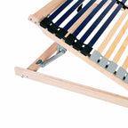 Somier de lamas Manual Marrón 80 x 190 cm Madera de Haya Sólida