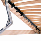 Somier de lamas Manual Marrón 80 x 190 cm Madera de Haya Sólida