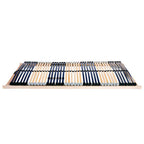Somier de lamas Manual Marrón 80 x 190 cm Madera de Haya Sólida