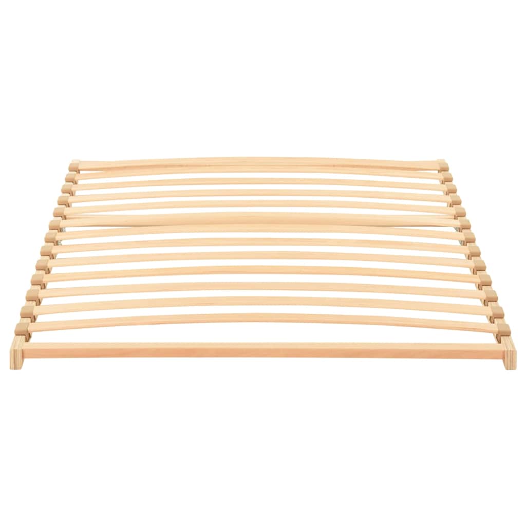 Somier de lamas Marrón 100 x 190 cm Madera de Haya Sólida