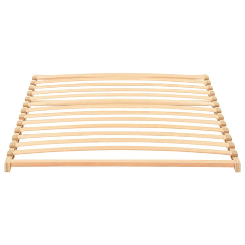 Somier de lamas Marrón 100 x 190 cm Madera de Haya Sólida