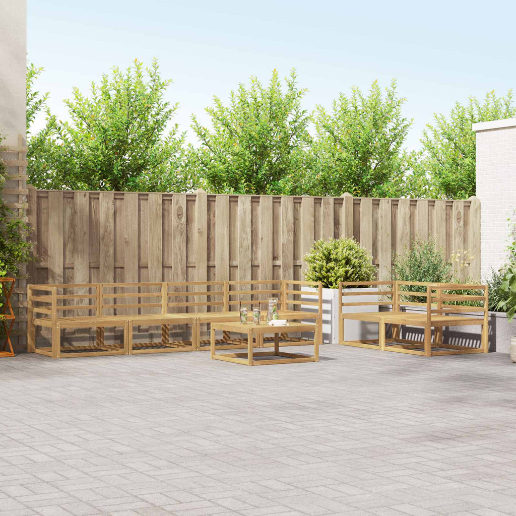 Conjunto de sofás de exterior 3 pcs Blanco 245,5 x 83 x 73 cm
