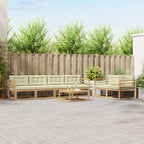 Conjunto de sofás de exterior 3 pcs Blanco 245,5 x 83 x 73 cm